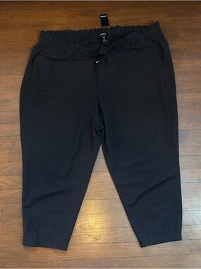 torrid Black Men's Elastic Drawstring Jogger Pants